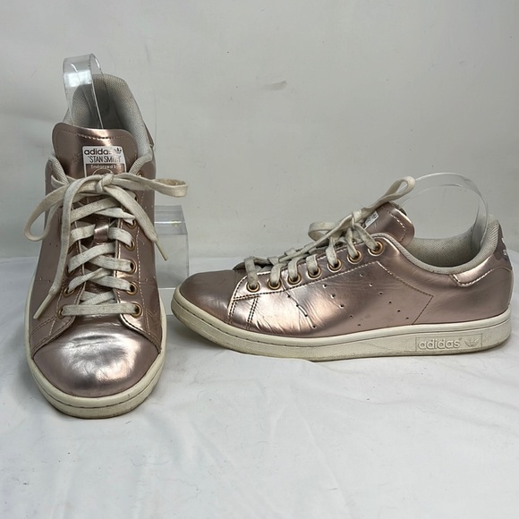 Adidas Stan Smith Sz 9 Vegan Leather Matte Copper Tennis Shoes - Picture 1 of 15